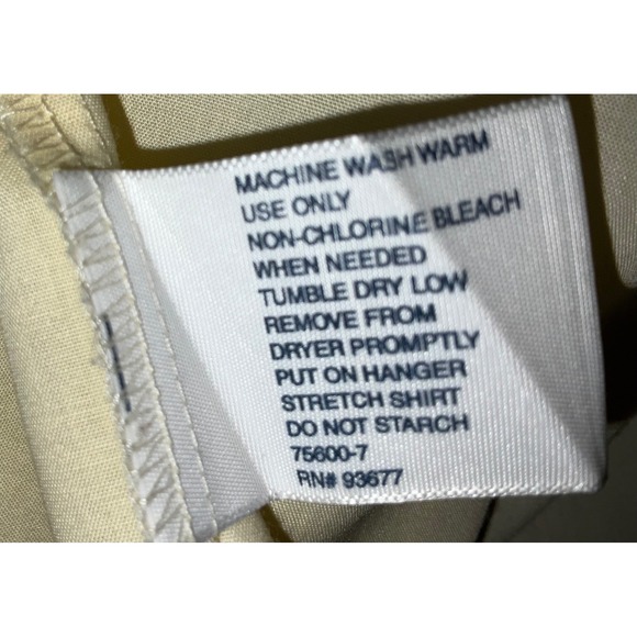 Stafford Essentials Mens Dress Shirt Lot 3 Short Sleeve Classic Fit 18 - Picture 10 of 12